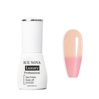 Vernis Gel Thermique 15ml à Changement de Température Effet Macaron Scintillant – Émaux Gel à Changement d'Humeur pour Ongles Professionnels