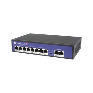 8-Port 10/100/1000M PoE+ Non-Managed <b>Ethernet</b> <b>Switch</b> with 2 Uplink Ports, 30W Per Port - Product Image 3