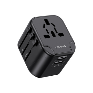 Usams cc173 tất cả-trong-một Quốc Tế Du Lịch sạc <span class=keywords><strong>12W</strong></span> kép USB phổ Travel <span class=keywords><strong>Adapter</strong></span> chúng tôi AU EU Anh cắm sạc điện thoại di động - Product Image 4