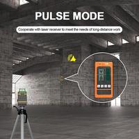 Niveau laser autonivelant INORM Factory 2D 360° à faisceau vert, outil de mesure laser à lignes croisées, mode impulsion horizontal à 360 degrés