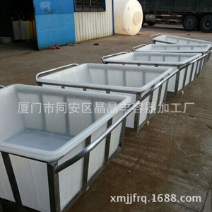 Factory direct sales of high and low temperature resistant, acid and <b>alkali</b> resistant plastic square chemical drums, pickling - Product Image 2