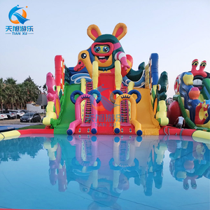 Hot người bán thương mại PVC <span class=keywords><strong>Inflatable</strong></span> di động công viên nước trượt nước hồ bơi và nhảy lâu đài cho trẻ em 'sự kiện ngoài trời - Product Image 2