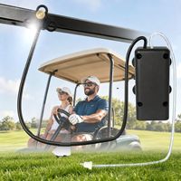 Système de pulvérisation basse pression F164 avec pompe pour parapluie extérieur Gazebo Golf Cart Filter Atomization Cooling PE