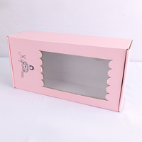 Boîte d'emballage en papier écologique au design personnalisé pour enfants Emballage de produits jouets et bébés avec fenêtre transparente en PVC
