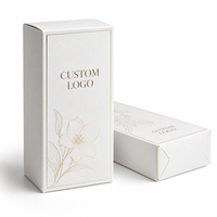 Boîte en papier personnalisée pour emballage de parfum, impression de logo sur mesure, estampage à chaud, carton cosmétique pliable