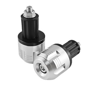 Qiangye – embout de guidon de moto, 6 pièces, noir, rouge, argent, bleu, or, en alliage d'aluminium, décoratif, anti-chute, pour vélo électrique - Product Image 2