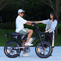VOMO Elektrikli Fatbike X90MAX 2 Kişilik E-bisiklet Velo VOMO X90 MAX FAT E Bisiklet 250W Kalın Tekerlekli E-bisiklet Erkekler için Elektrikli Bisikletler