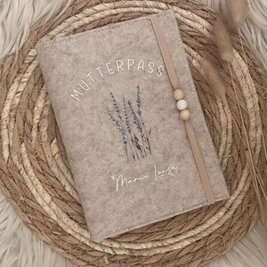 Wholesale Maternity Products Felt Mutterpass Blank <strong>Personalised</strong> Mother <strong>Passport</strong> <strong>Covers</strong> and Baby Document Holder - Product Image 2