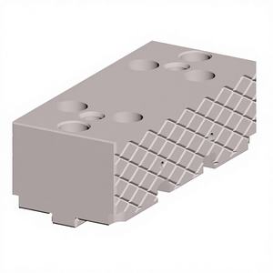 Étau d'établi en acier d'occasion TTAKE avec mâchoires fixes rhomboïdes (100 mm) pour les industries de machines CNC - Product Image 1