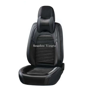 Funda de cuero para asiento de coche, conjunto completo de cojines de lujo, impermeables, 5D, 9D, 13 unidades - Product Image 4