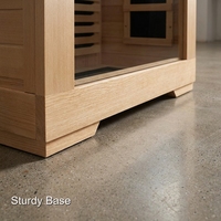 Unités technologiques hybrides innovantes et modernes de luxe par Sauna Room, alliant pierres traditionnelles et panneaux infrarouges pour un avantage maximal