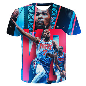 Envío Gratuito Último Modelo No. Camiseta Deportiva Casual de <span class=keywords><strong>Kevin</strong></span> <span class=keywords><strong>Durant</strong></span>, Número 7, Estampado 3D, Temporada 2022, Campeón MVP, Camiseta KDT - Product Image 3
