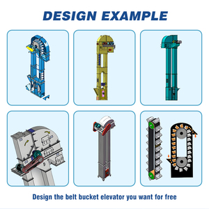 Công suất cao td400 thép không gỉ vành đai xô thang máy cho nhà máy xi măng có thể điều chỉnh tốc độ liên tục xô băng tải - Product Image 5