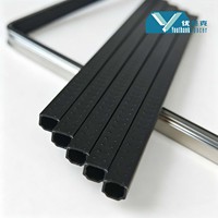Barre d'espacement Warm Edge 9 mm en acier inoxydable composite PP 0,38 W/mK anti-condensation pour mur rideau IGU