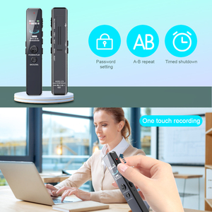 V76 128GB Kỹ Thuật Số Ghi Âm Cắn Tỷ Lệ 1536Kpbs Giọng Nói Kích Hoạt Âm Thanh Ghi Âm Giảm Tiếng Ồn Với MP3 Âm Nhạc Máy Nghe Nhạc - Product Image 4