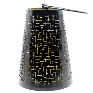 Linterna de Metal de hierro de Color antiguo, portavelas de Navidad hecho a mano, candelabro único de huracán para iluminación de decoración del hogar - Product Image 4