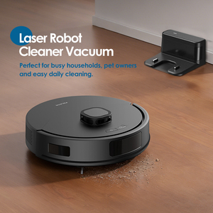 Aspirateur robot automatique rechargeable 3-en-1 intelligent tout-en-un avec aspiration de 2000 Pa et nettoyage des bords - Product Image 4