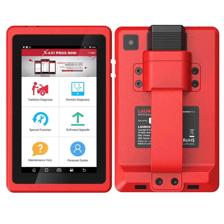 New Released Launch X431 Pros Mini V3.0 Red Color Wi-Fi/BT Supported Same Function as Launch X431 Pro Mini
