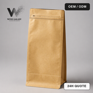 Bolsa Doypack Kraft con Fondo Reforzado y Cierre Hermético, para Té, Especias, Hierbas, Carne Seca, Golosinas para Mascotas, Proveedor de Envases para Alimentos Secos - Product Image 1