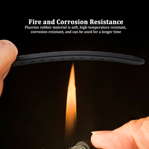 Nuovo arrivo 20mm 22mm Sport Diving FKM cinturino in gomma morbida cinturino in gomma per Seiko per nero verde acqua fantasma - Product Image 4