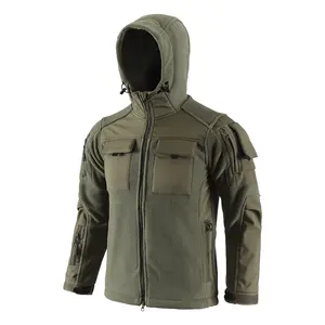6-Colors New style Wholesale Fleece Combat Camouflage Uniform Tactical Winter Jacket Tactical Coat