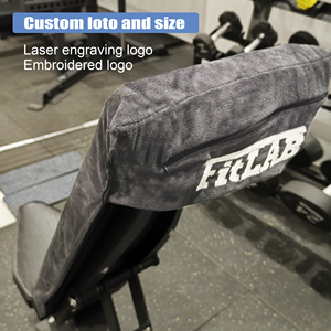 Toalla deportiva 100% microfibra, absorbente de sudor, con capucha, bolsillo con cremallera, logotipo bordado personalizado, imán, toalla deportiva para fitness. - Product Image 4
