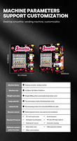 Máquina de Smoothies Haloo para Mostrador, Máquina Expendedora Comercial de Smoothies, Máquina para Hacer Smoothies, Máquina Expendedora de Bebidas de Autoservicio