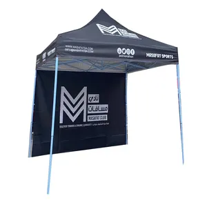 3x3 3x4 4x4 4x6 Easy Pop Up Canopy Iron Aluminum Frame Folding Gazebo Trade Show Tent