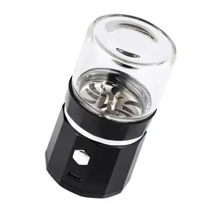 New Design Smoking Electric Dry Herb Grinder Powerful Rechargeable Custom Logo Electric Herb Grinder