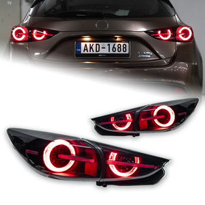 Feux arrière LED rouges Plug & Play sans modification pour Mazda <span class=keywords><strong>3</strong></span> Axela LED Hatchback Mazda3 DRL 5 portes Feux arrière dynamiques - Product Image 1