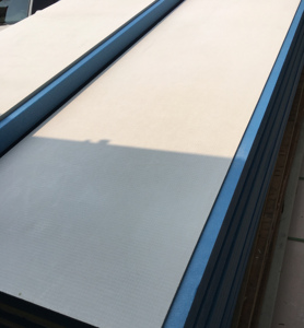 Panneau d'<span class=keywords><strong>isolation</strong></span> écologique MGSO4 MGO A1 50-150 mm avec âme en EPS/XPS/PU, couleur personnalisée, ignifuge, maisons préfabriquées, design moderne, CE - Product Image 4