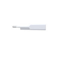 Chargeur mural ultra-fin PD 30W avec double port USB-C ou USB-A, chargeur rapide PD 30W avec adaptateur EU CE RHoS FCC pour téléphone portable