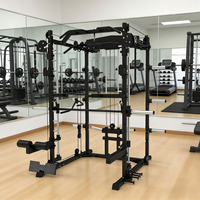 CooSport Fitness – Équipement de musculation professionnel complet avec machine Smith et rack à squats métallique pour l'entraînement des triceps