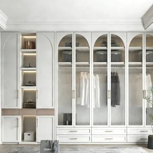 Armario de Madera de Tamaño Completo, Moderno y Minimalista, Diseño que Ahorra Espacio, Fácil de Montar, Elegante Mueble de Almacenamiento para Dormitorio - Product Image 2