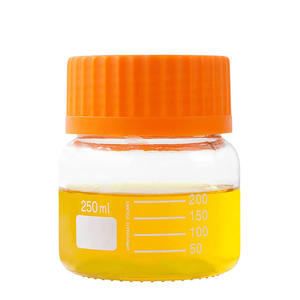 Laboratorio chimico graduato flacone di reagente in vetro borosilicato Duran GL80 da 250ml - Product Image 3