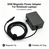 Adaptateur d'alimentation magnétique compatible Surface 24W pour Surface Pro X Go 4 5, charge rapide, vente en gros