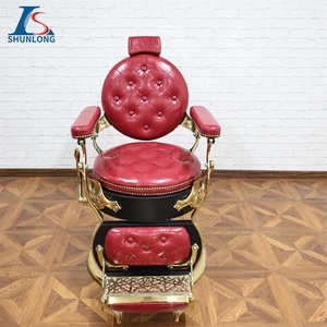Sillón de Barbería, Silla de Corte, Equipo de Barbería de Alta Gama, Equipo de Peluquería, Silla de Peluquería Antigua Profesional - Product Image 2