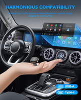 VASTFLY LD-CP11 Commutateur double système, Carplay et Android Auto, dongle USB intelligent portable Bluetooth, certifié CE/FCC, universel