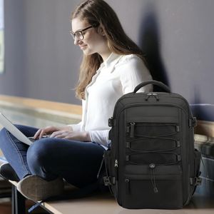 Oxford Wasserdichter Rucksack Notebook-Taschen mit USB-Ladeanschluss Große Kapazität Casual Sport Gym Tasche Schulranzen Business <span class=keywords><strong>Laptop</strong></span> - Product Image 6