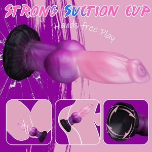 Nouveau gros gode <span class=keywords><strong>anal</strong></span> en silicone, gode <span class=keywords><strong>anal</strong></span> en forme de pénis de chien, gode <span class=keywords><strong>anal</strong></span> en silicone, <span class=keywords><strong>plug</strong></span> <span class=keywords><strong>anal</strong></span>, jouet sexuel pour femmes, gode souple, <span class=keywords><strong>plug</strong></span> <span class=keywords><strong>anal</strong></span>, jouets pour adultes gays - Product Image 2