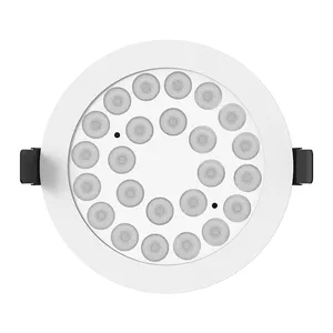 Luz de exibição de joias com controle remoto de temperatura de cor personalizada 24W, 48W LED rotativa para armário de joias e relógio de marca