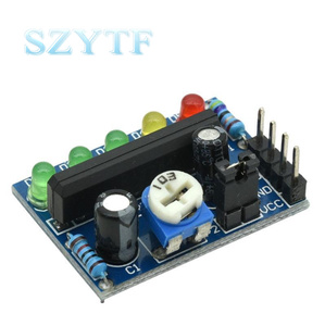 KA2284 Voltmètre audio de puissance DC 3.5V-12V Indicateur de capacité de la batterie Rouge Vert LED Voltmètre Volume <span class=keywords><strong>VU</strong></span> Meter Power Driver Modules - Product Image 5