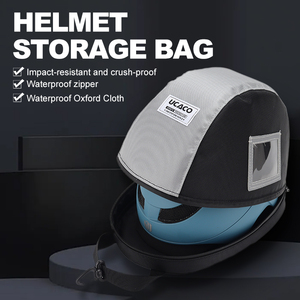 Borsa porta casco UCACO per sci, equitazione e ciclismo, impermeabile, organizer, custodia protettiva per cappelli - Product Image 1