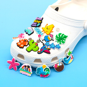 Novedad 2026: Dijes para Zapatos de Vacaciones Hawaianas, Impermeables, de Verano, con Diseño de Aguacate y <span class=keywords><strong>Cactus</strong></span>, Accesorios de Calzado al por Mayor para Adolescentes y Revendedores - Product Image 1