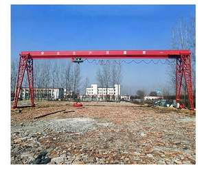 เครนโครงเหล็กเดี่ยวแบบแกนเดี่ยวมาตรฐาน ISO ขนาด 1-20 ตัน ปรับระยะได้ 7-30 เมตร สำหรับคลังสินค้า/ท่าเรือ ยกของน้ำหนักเบา - Product Image 2