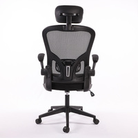Anji Best-seller en usine Chaise en maille Vente en gros Chaises de bureau Chaise en maille bon marché avec accoudoir rabattable