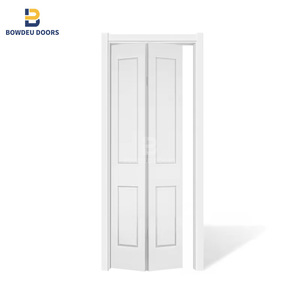 Puerta Plegable de Madera Sólida de 80 x 24 Pulgadas con Acabado Blanco para Interiores, Puertas Plegables Tipo Acordeón para Ahorrar Espacio en <span class=keywords><strong>la</strong></span> Oficina o Sala de Estar - Product Image 2