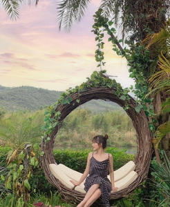 Casa de familia al aire libre, Nido de Pájaro, silla colgante digna de <span class=keywords><strong>Bali</strong></span>, columpio, área escénica, accesorios de fotografía de boda, Playa creativa - Product Image 4