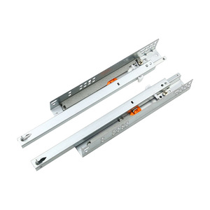 Two Section Concealed Bottom Supporting <b>Drawer</b> <b>Slides</b> 38 In 51 100 Kg Load Capacity Soft Closing For Furniture <b>Drawers</b> - Product Image 1