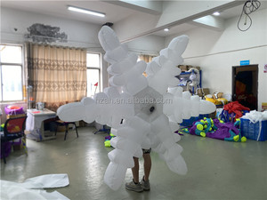 Trang Phục Bông Tuyết Bơm Hơi Nhảy Múa Lễ Hội Để Biểu Diễn Giáng Sinh - Product Image 5